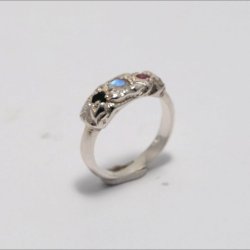 La Vie en Rose Silver Ring